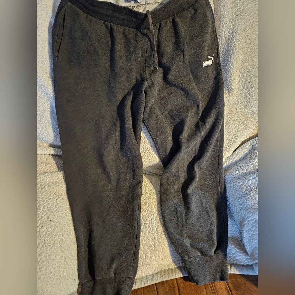Puma sweat pant, XL, Dark Gray